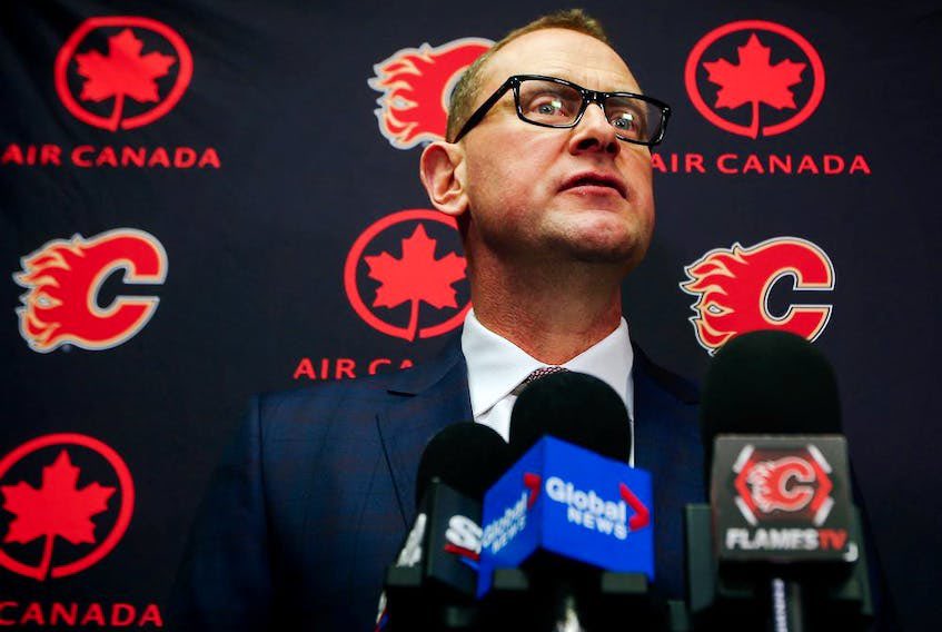 "You can crawl into the fetal position and suck your thumb or you can deal with it. We’re going to deal with it."

Brad Treliving days after Johnny Gaudreau left the #Flames in Free Agency 

The Summer of Brad 🔥