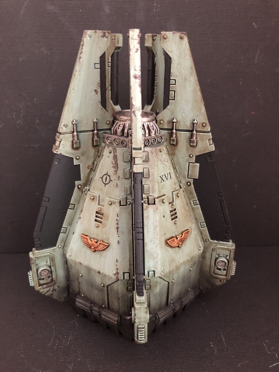 nostromodamus's tweet photo. Another pod for the Orbital Assault! #WarhammerCommunity #paintingwarhammer #horusheresy #warhammer30k #sonsofhorus #Warmongers #warmaidens https://t.co/MCCnWrnYoH