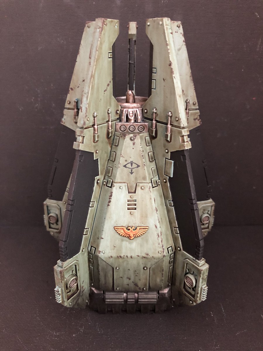 nostromodamus's tweet photo. Another pod for the Orbital Assault! #WarhammerCommunity #paintingwarhammer #horusheresy #warhammer30k #sonsofhorus #Warmongers #warmaidens https://t.co/MCCnWrnYoH