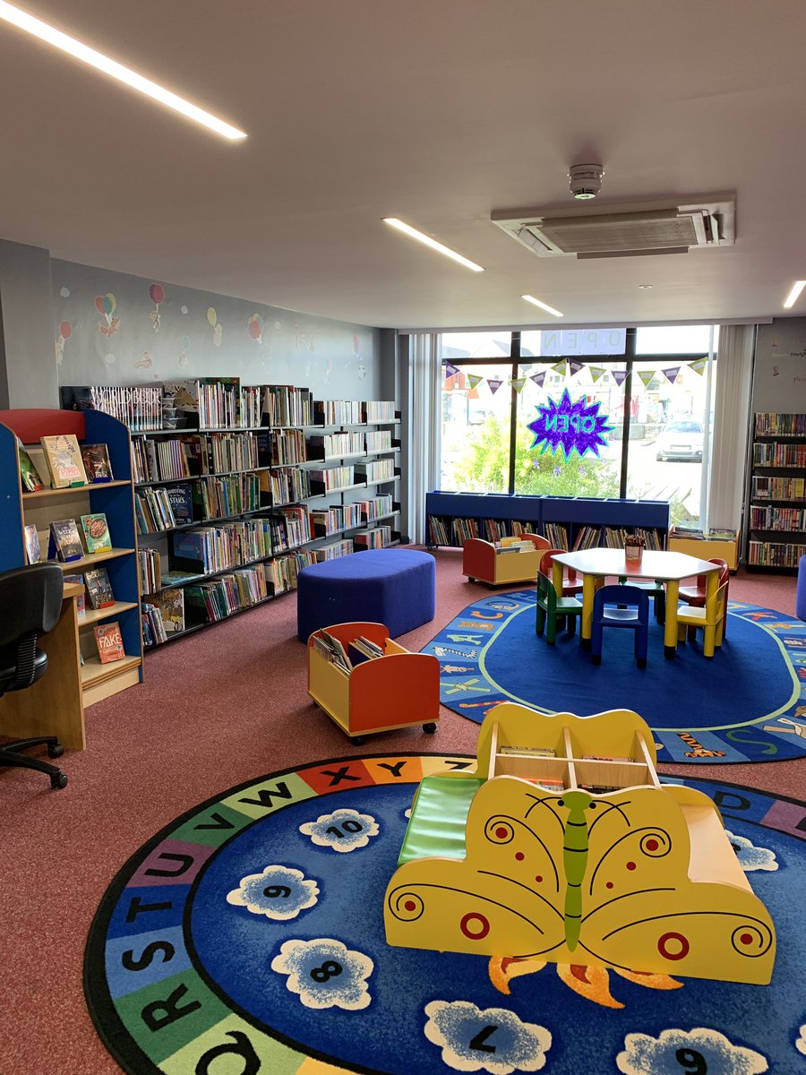 msbelldfarm's tweet photo. Limavady Library @LibrariesNI has reopened following some work. Loving the new seating area which the knit and natter ladies appreciated today. https://t.co/lxDYbw2xAl