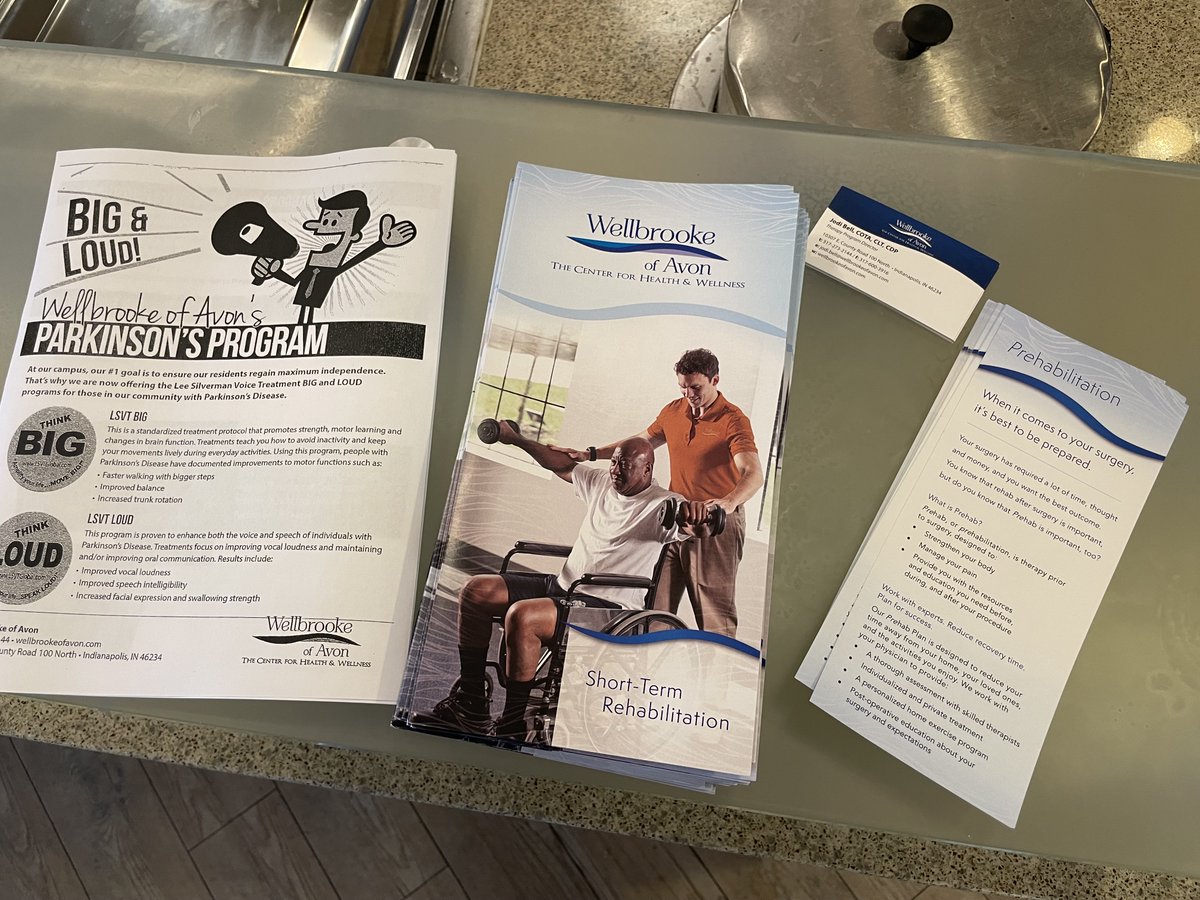 AvonWellbrooke's tweet photo. Big shout out to Jodi from our therapy team for her presentation during our Senior Executive brunch! If you would like to join our Senior Executive Club, hosted on the third Tuesday of every month at 10am, give us a call at 317-273-2144. https://t.co/PDEK7lyIzv