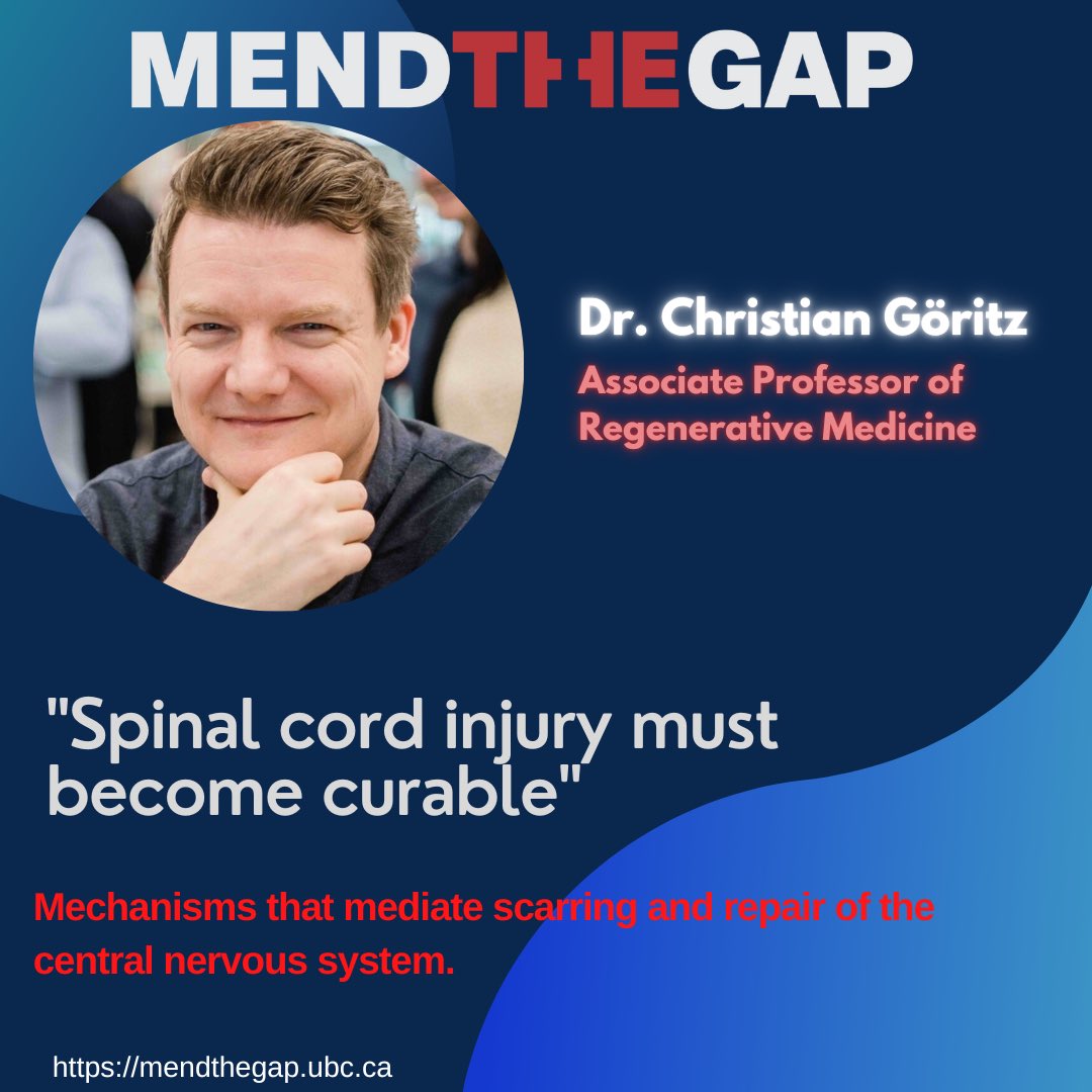 Mend The Gap (@mend_gap) on Twitter photo Mend the Gap Profiles: Meet Dr. <a href="/ChristianGoritz/">Christian Gƶritz</a> from the <a href="/karolinskainst/">Karolinska Institutet</a> in Sweden! Mend the Gap Profiles: Meet Dr. <a href="/ChristianGoritz/">Christian Gƶritz</a> from the <a href="/karolinskainst/">Karolinska Institutet</a> in Sweden!