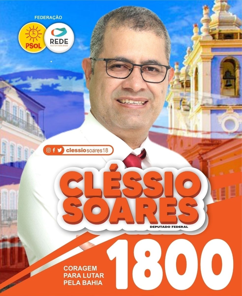 rede_ba's tweet photo. Nós apoiamos @clessiosoares18 número 1800.
 #movimentoREDE18 https://t.co/xEsnpGwKkr