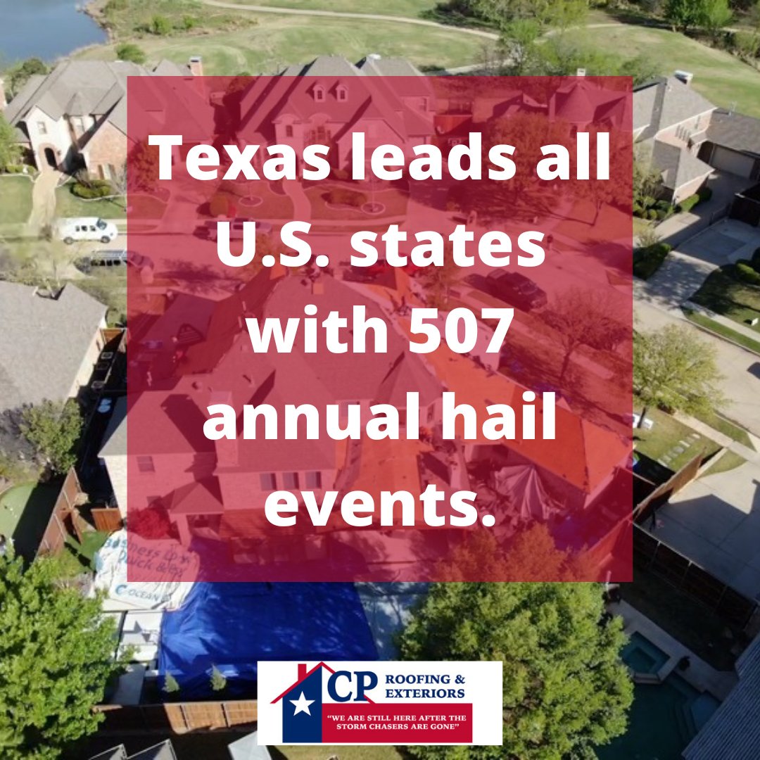 CPRoofingTexas's tweet photo. Hasn’t happened much this summer, but don’t let that fool you!
This is why it’s so important to have a roofer you can TRUST.
#TheMoreYouKnow #RoofingFacts #WhatTheHail https://t.co/RPLNODERbz