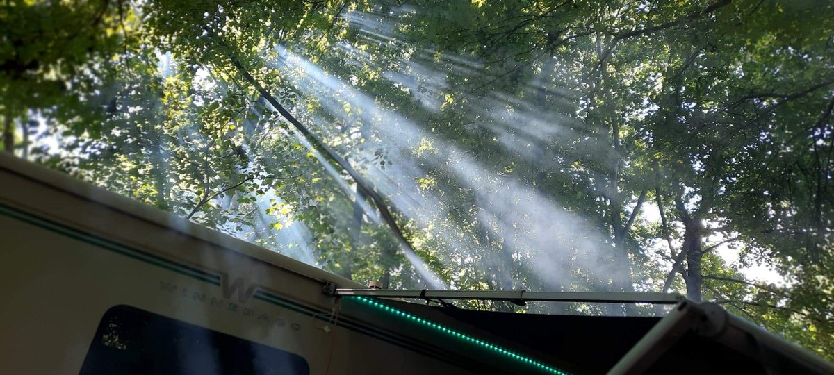 ThisIsUsTMT's tweet photo. When campfire smoke and sunrays come together. Last full day at Susquehanna State Park Campground. Next stop Tucquan Park Family Campground next month. Visit us on you tube @ Tomorrows Memories Today. Please like subscribe and share, its free! #rving #tomorrowsmemoriestoday #rv https://t.co/mXIbAobv7Z
