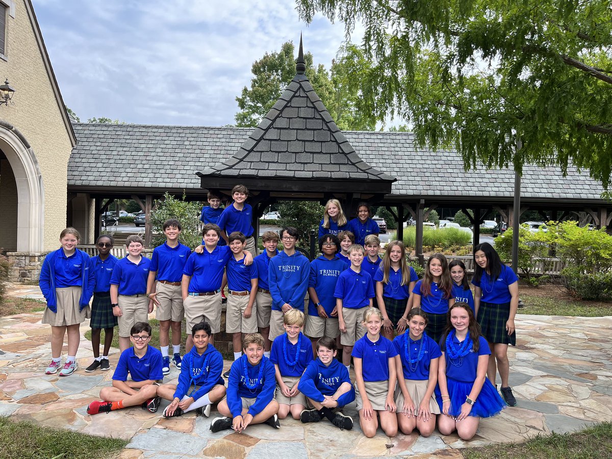 So excited to be teaching this group of #6thTrinity students! It’s gonna be a great year! #TrinityLearns #firstdayofschool