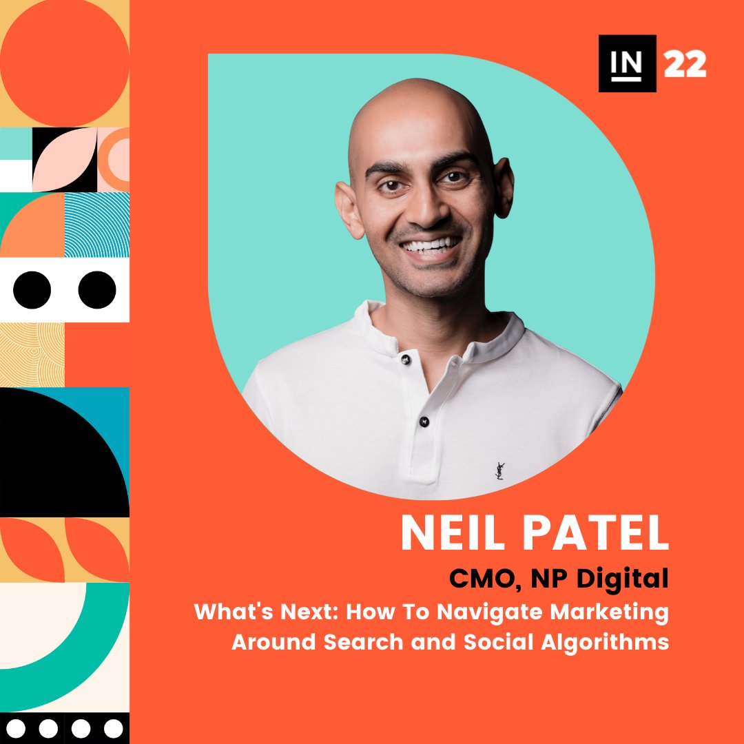 NPDigital's tweet photo. At Inbound22 I'm going to share a revolutionary new way to crack the latest search and social algorithms to increase your organic reach.

Register now and be among the first to learn my winning formula: https://t.co/GQKsKRe8k9 https://t.co/FbKpyWxNVW