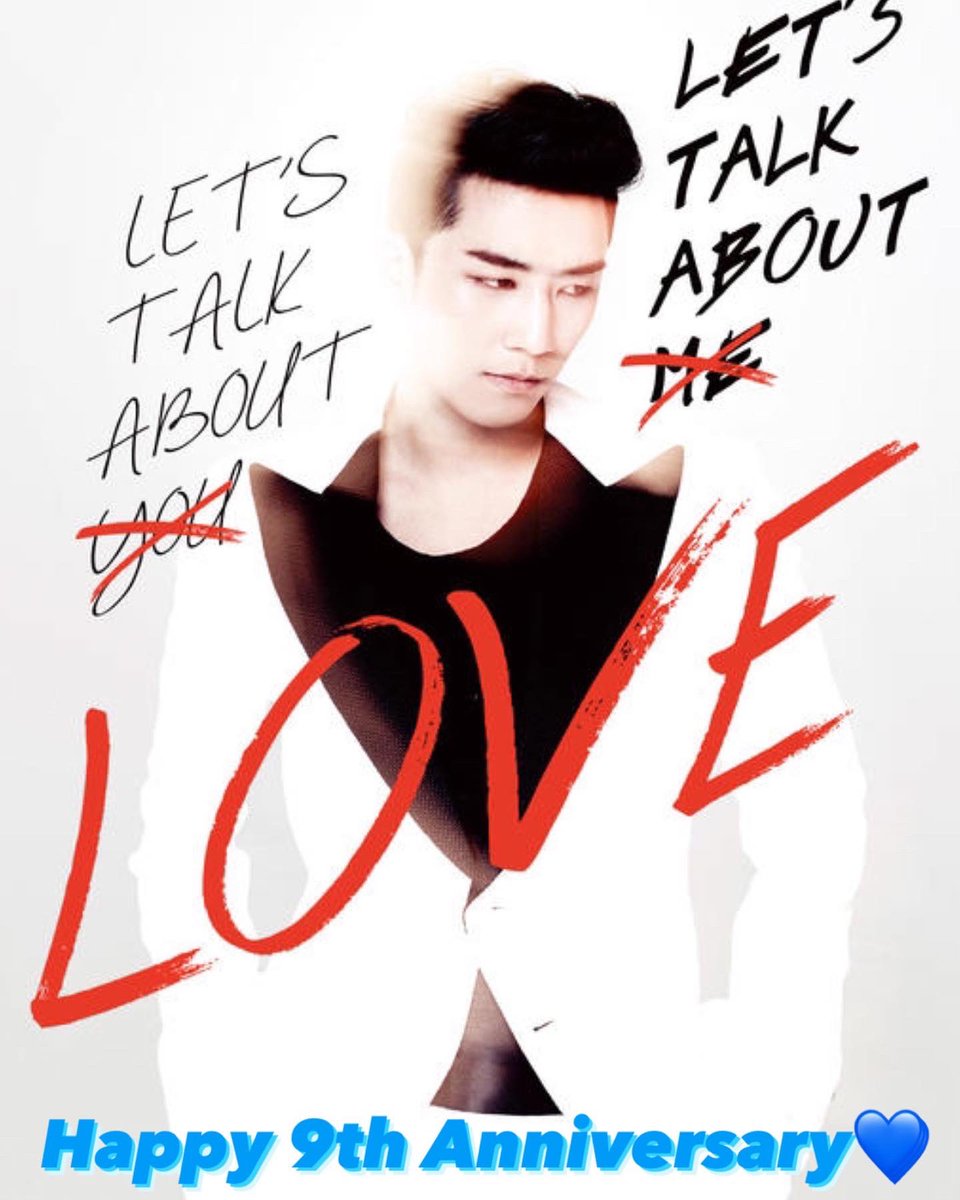 lee__k8's tweet photo. Happy 9 years “LET’s TALK ABOUT LOVE” 💙

@ForvictoRi #SEUNGRI https://t.co/zgmOgHZtY3