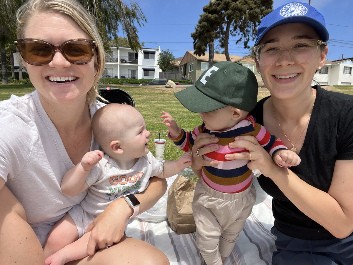 LinmanAshley's tweet photo. When teacher friends become mom friends @Tmoore245 #hesdpride https://t.co/LK5KfXifku