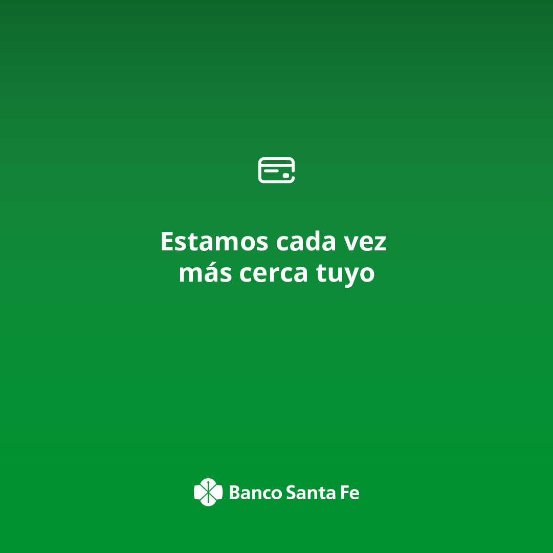 Ayer, inauguramos con mucha alegría nuestra nueva casa en Villa Cañás. Todos los vecinos de la ciudad van a poder encontrarnos en nuestra nueva sucursal en calle 50 entre 51 y 53.
Banco Santa Fe, estamos cada vez más cerca tuyo.
¡Los esperamos!
#BancoSantaFe #NuevaSucursal