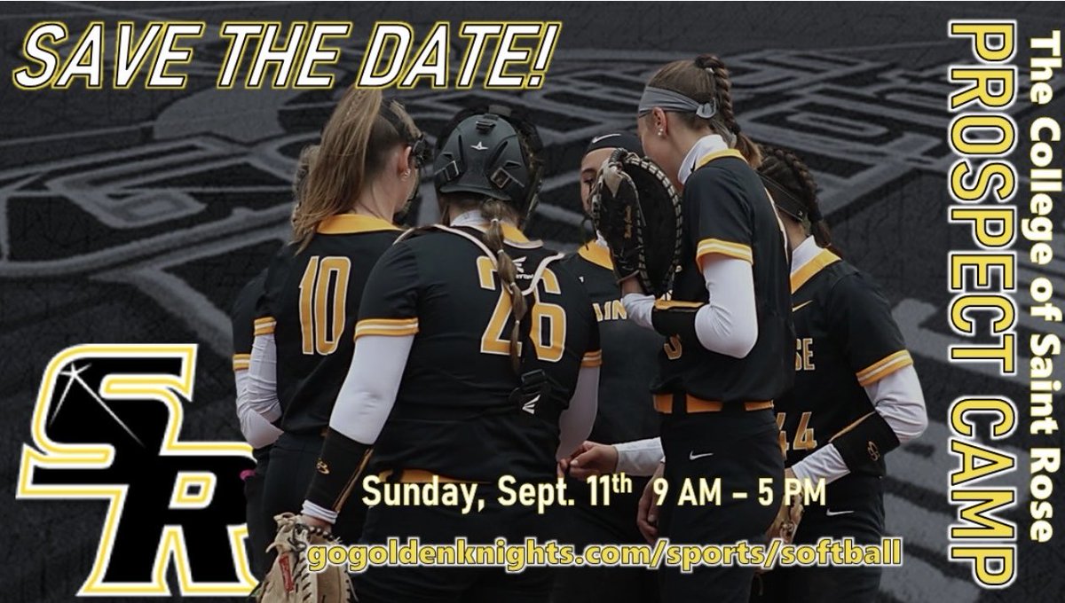 Saint Rose softball prospect camp! Stay tuned and save the date!