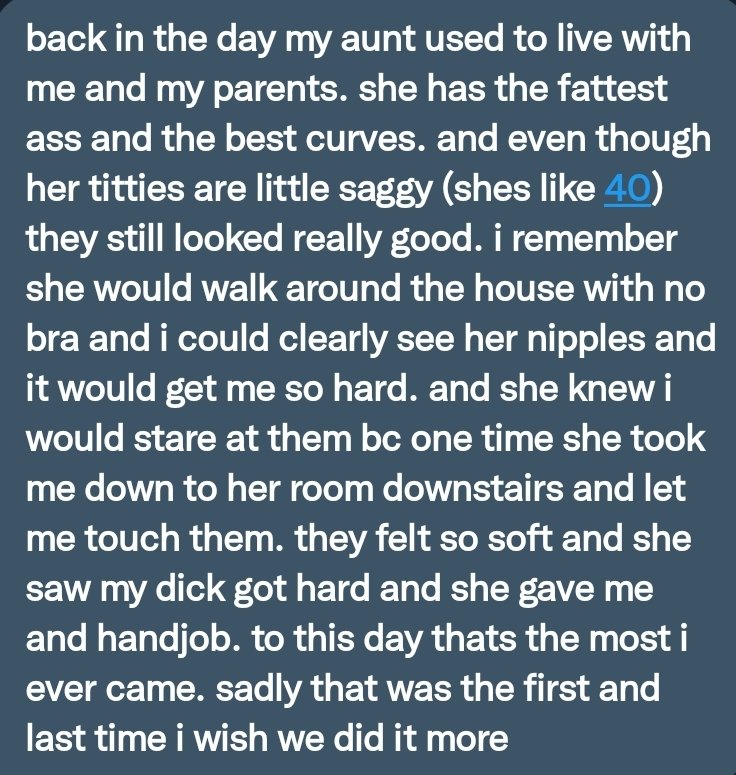 PervConfession on Twitter: "His aunt gave him a handjob https://t.co