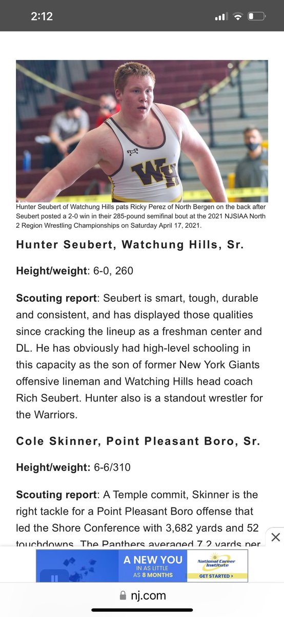 RichSeubert69's tweet photo. Proud of my son to be recognized before the season. The work you put in will pay off soon. @TEST_Football  @HunterSeubert1 https://t.co/MOZmuoFW1u https://t.co/X9K9J4ErYo
