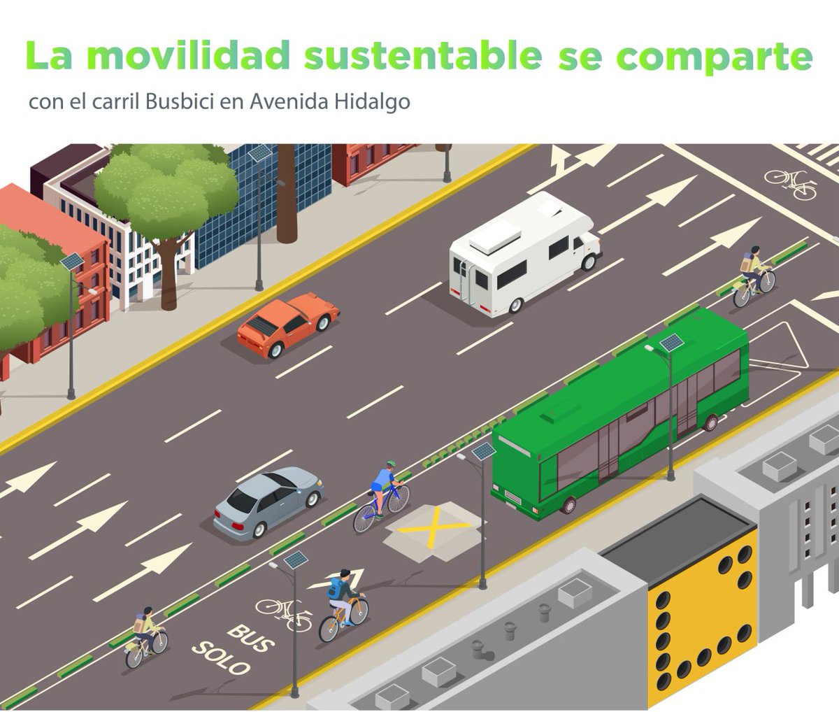 Elton_Osorio's tweet image. El carril #BusBici que busca dar prioridad y hacer más eficiente el transporte público será un ejemplo de cómo podemos priorizar el TP en toda la ciudad. 

Beneficiar al 🚎🚌 es una buena noticia.