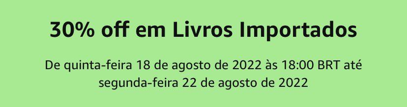 PromosDilemma's tweet photo. 💖 30% OFF EM LIVROS IMPORTADOS 💖

🛒 https://t.co/cHa9rTyRwE https://t.co/mip6CZgOYC