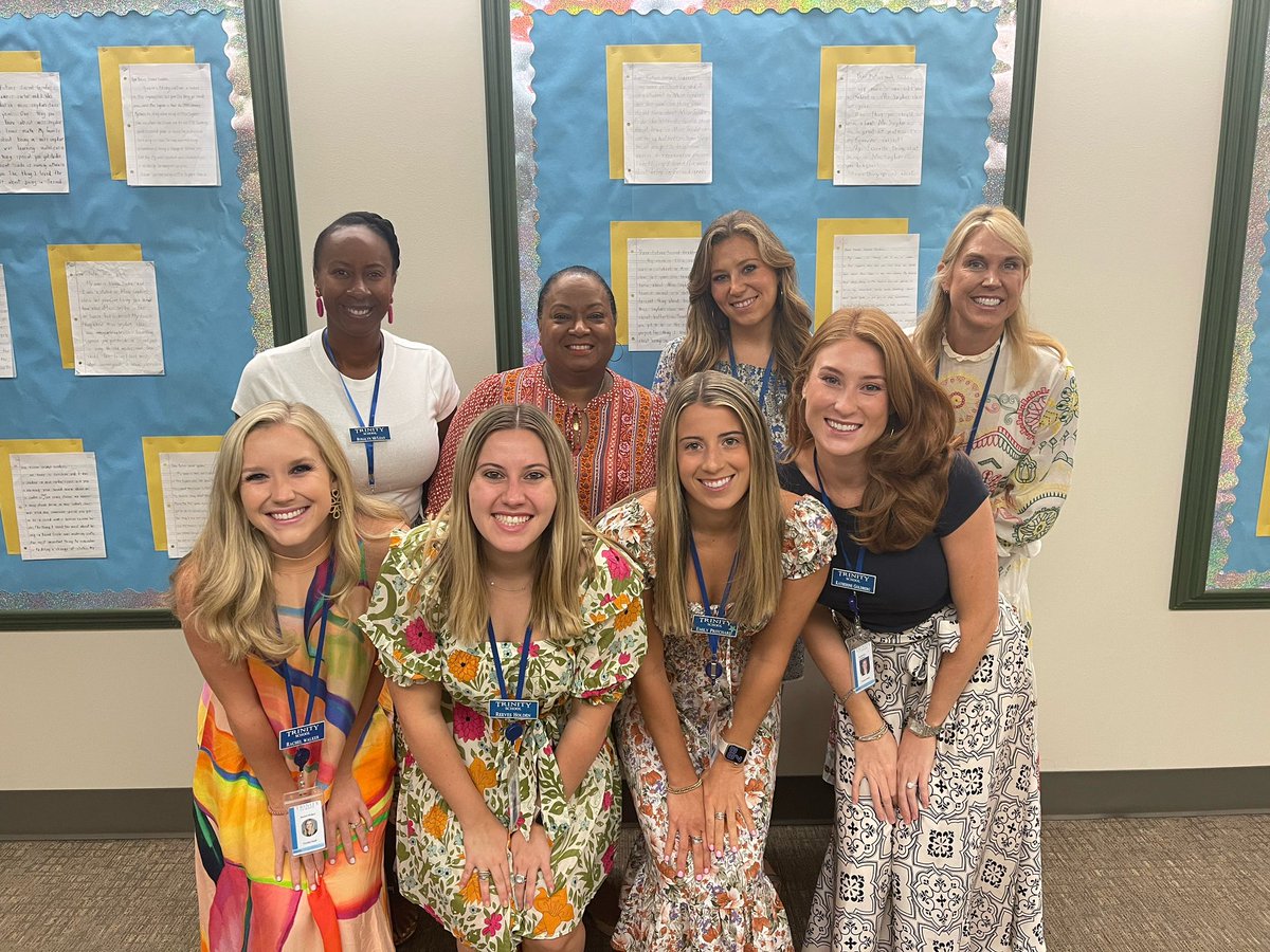 💙 Team Second Grade! 💙#trinitylearns #Trinity2nd