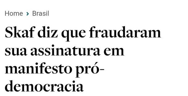 nagbarros's tweet photo. @CNJ_oficial Isso foi verdade pq o próprio Skaf fez a denúncia… viu ??? É fácil saber o quem mente e quem fala verdade !!! #PTMente https://t.co/FePBmLzybJ