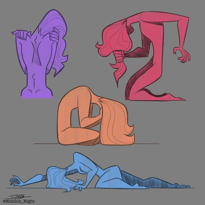 Time dragged on &amp; the pain only got worse, looking "perfectly healthy" to everyone else all while feeling like my body was rejecting me. The fear of not being able to do art anymore started to hit hard. But STILL it didn't have a name. 