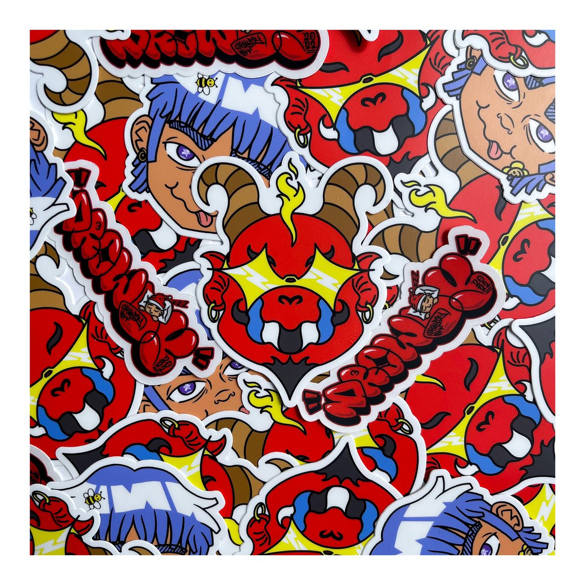 *NEW* Drowsy Boy stickers incoming with every print and poster bought 😮‍💨