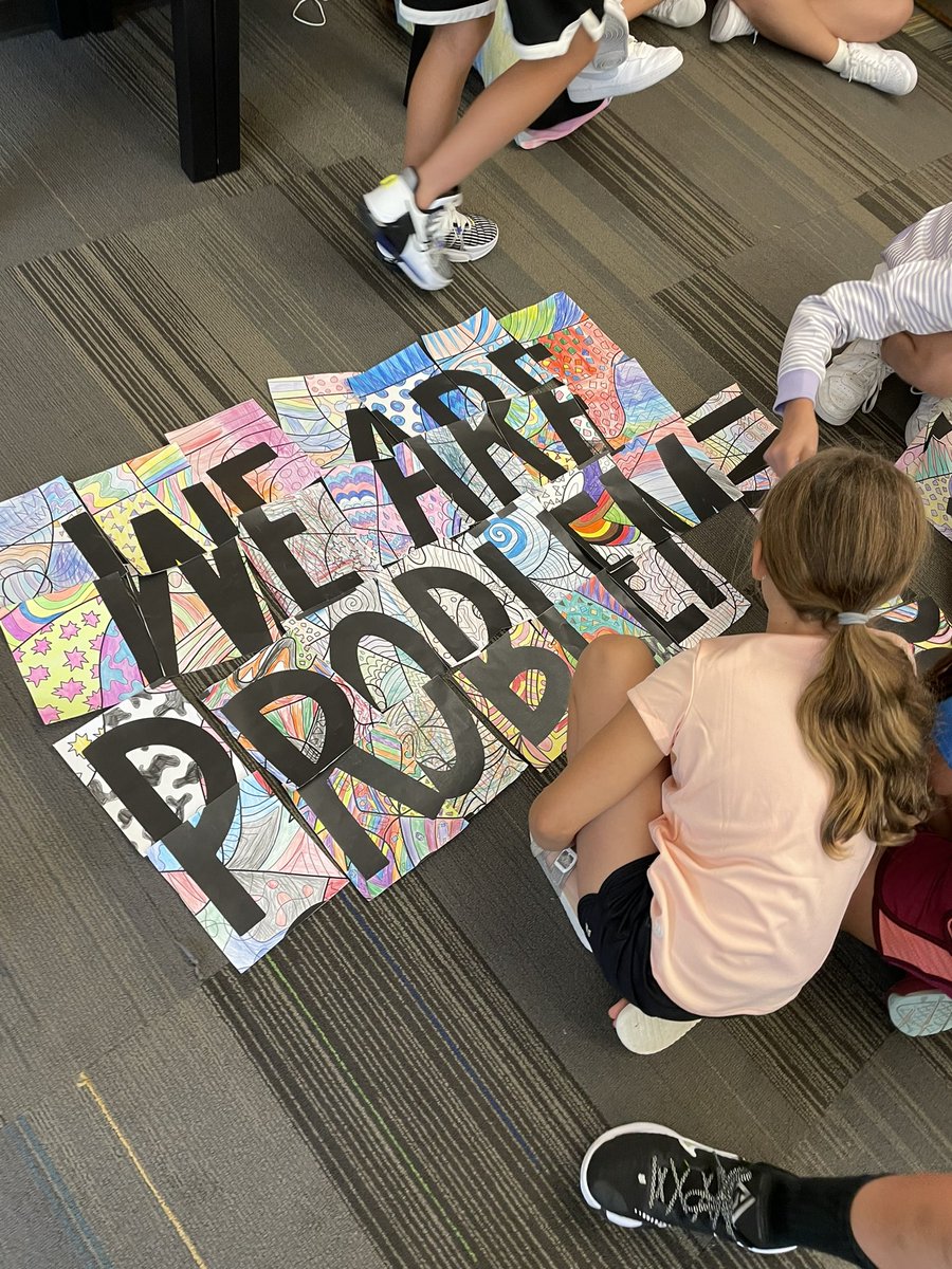 MrsRayin5th's tweet photo. Let the collaborative begin!! This was a new activity this year and I liked it a lot. These activities tell me so much about how students work together. #weareproblemsolvers @BVWolfSprings https://t.co/OEg873YEem