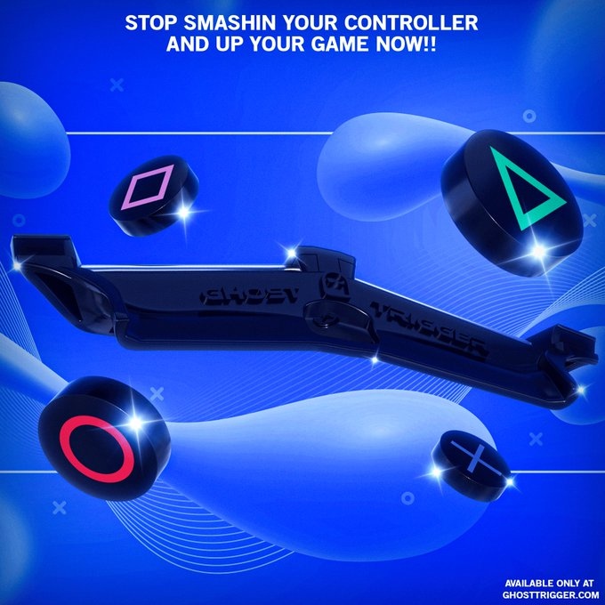 GhostTriggerTM's tweet photo. Don't Rage Quit, Just get better with Ghost Trigger!!😡💢
#fortnite #consolegaming #esports

Shop Now
https://t.co/8V62wUmKKT https://t.co/dxyqbDNOJf