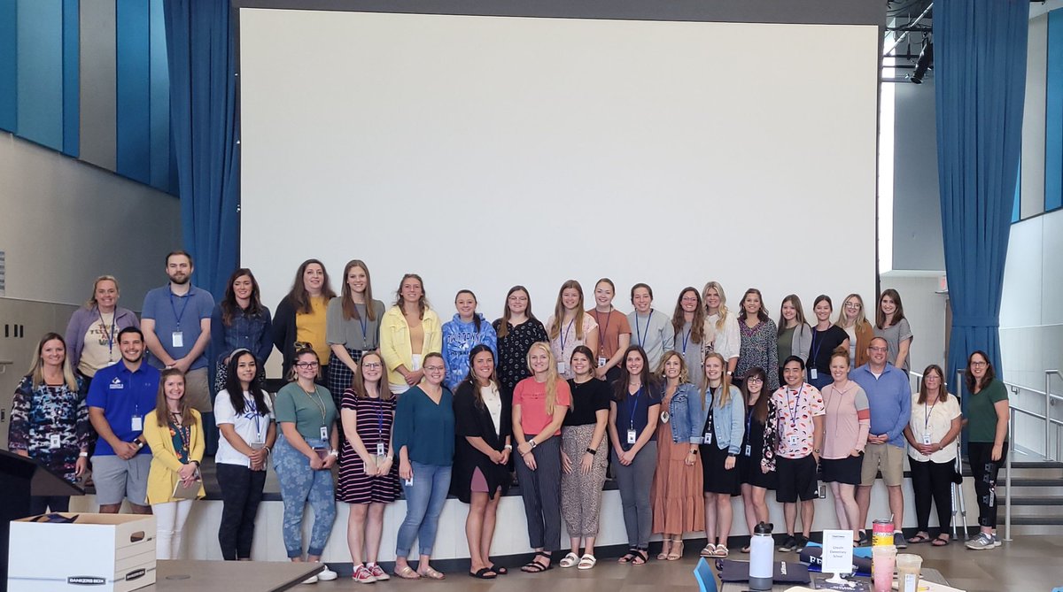 JenKoziolek's tweet photo. 💙My class of 2022-2023!! It's year 23 in education and I couldn't be more excited!! I just spent an amazing week with these educators during their Induction to Owatonna Public Schools. Welcome to @Owatonna761 and have a fantastic year! #OwatonnaProud https://t.co/GRJGGdFu9a