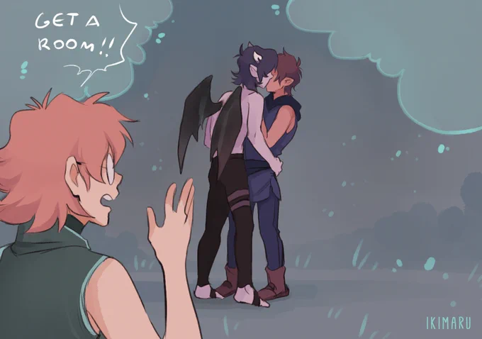 they're multipurpose wings (dragon AU!) 