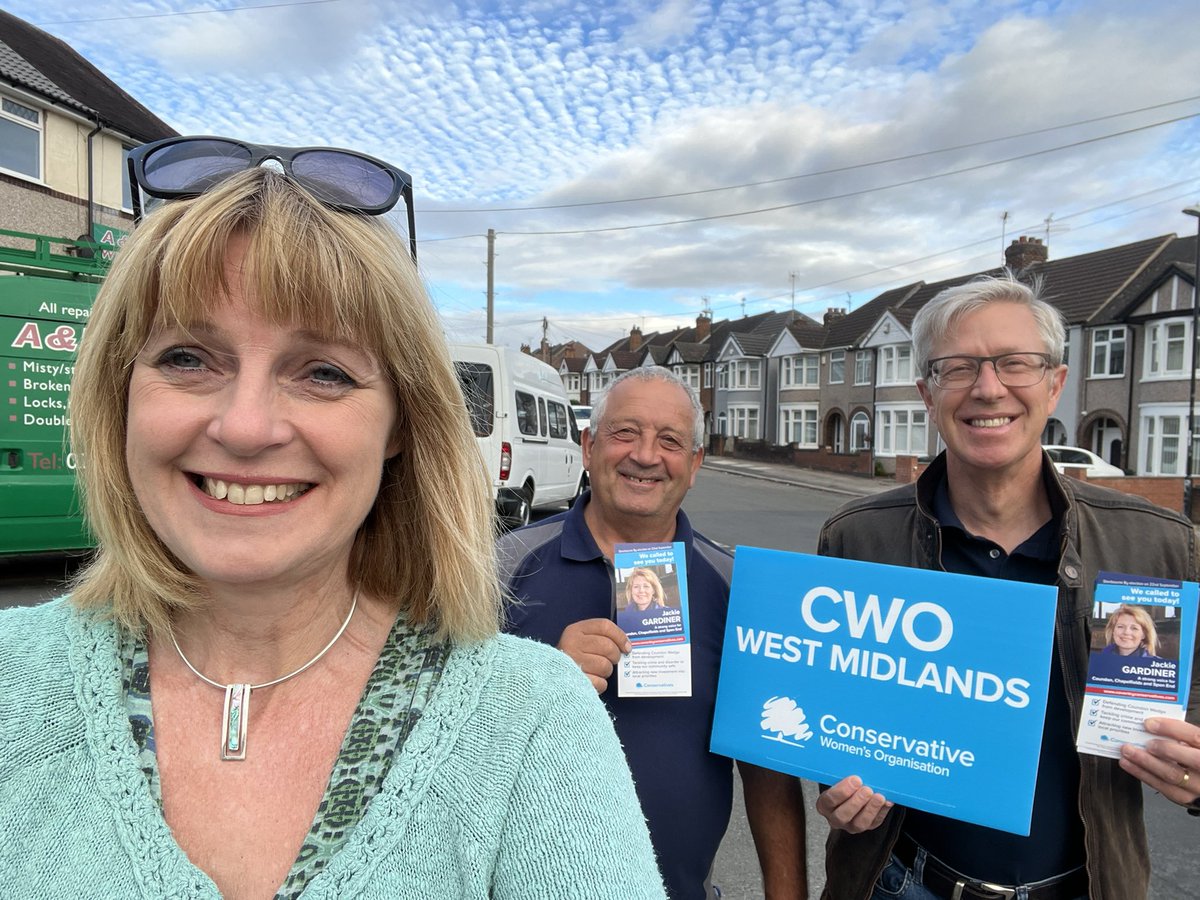 Great evening canvassing with my fabulous crew. Met some lovely people in Sherbourne and lots of support. It’s going well😊#ConGain #byelection2022 #Plan4Coventry