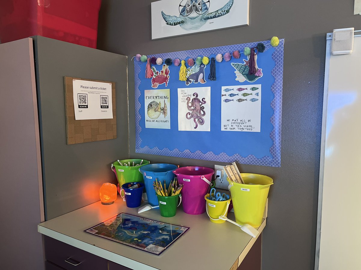 OCTCoachK's tweet photo. 🌊Keeping calm vibes in #spedresource! #OCT4U #happycamper https://t.co/OXBMSCU7cq