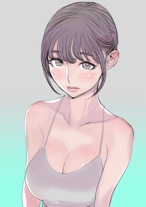 おはよーございます!
夏真っ盛りな女の子を描こうと思ったら秋の夜長を感じさせる女性になってしまった朝のワンドロ。 