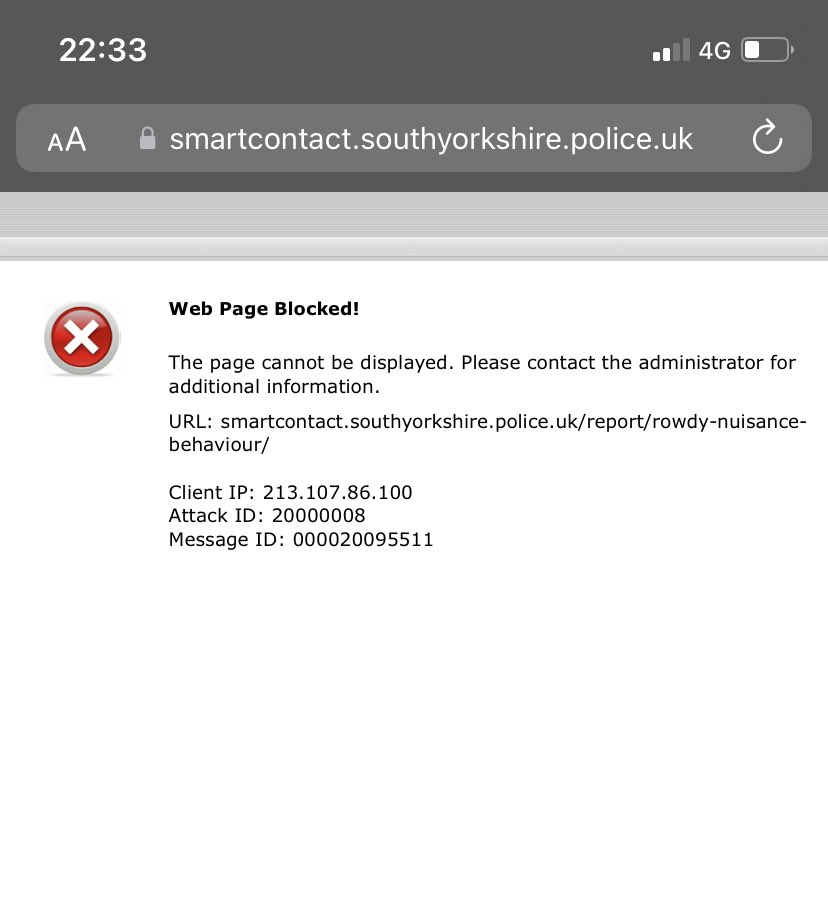 __katiehunt's tweet photo. @syptweet I’m trying to report a non-emergency incident online however, when I try to submit it, this error page comes up, do you know why this is? https://t.co/VEfggX1R8T