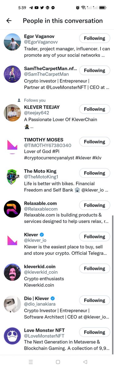 SiJoyVi's tweet photo. @TheMotoKing1 @klever_io @Relaxablecom @kleverkid_coin @LoveMonsterNFT @TIMOTHY67380340 @EgorVaganovv @dio_ianakiara @SamTheCarpetMan @teejay642 I won't get tired of this.
Following all. Thanks for always giving back to the community.

@NenLb 
@Bjorn_Pogi 
@stritchic 

$LMT #KLV #RLX #KID https://t.co/VHBoYKibpR