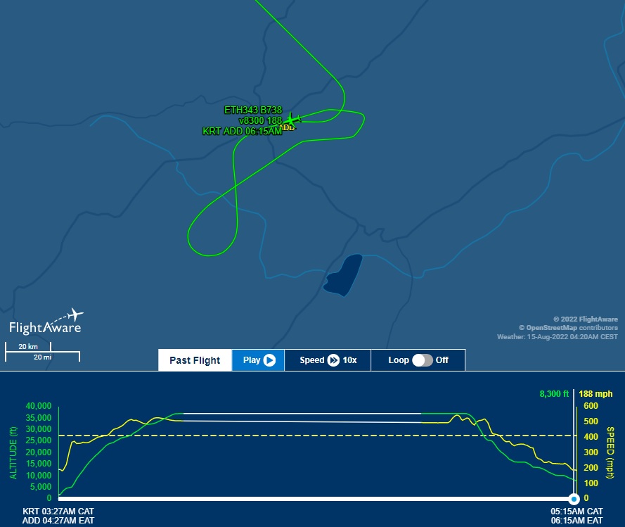 JacdecNew's tweet photo. Ethiopian Airlines Boeing 737-800 (ET-AOB) on flight #ET343 continued its cruise flight at 37,000 ft until over its destination Addis Abeba bc both pilots had fallen asleep. Only after an autopilot aural warning, the pilots woke up and landed safely.
https://t.co/rGkT1CyXWj https://t.co/7HXSIvHIrR