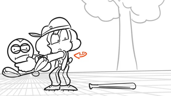 ive reached these panels for roughs and @tucker13x is very based for drawing these 😭 