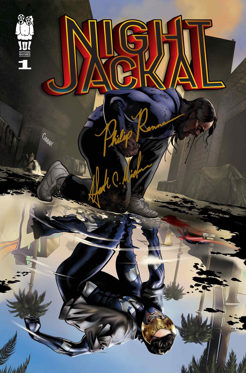 VirtuComicsNFT's tweet photo. Check out our friends from @NightJackalGang and their #NightJackal comic series. Soon released on blockchain with 9 cover variants.

#NFT #NFTcomics #NFTcommunity #comics #comicbook #graphicnovel https://t.co/TZBYA9cUve