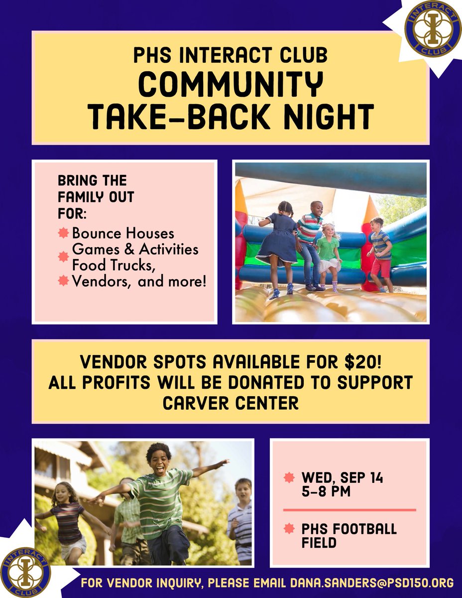 📢 Community Take-back Night 📢 
❗️We are in need of vendors ❗️
🐦 DM me for details and/or inquiry 🐦