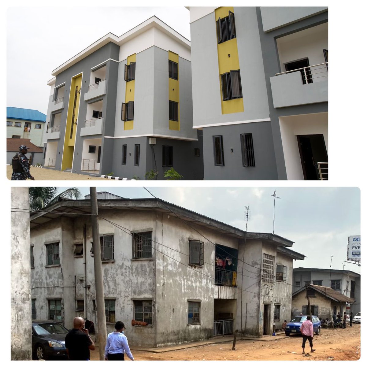 In building the infrastructure for the Lagos Rail Mass Transit Red Line project, we acquired the NRC's staff quarters at Ikeja where the Ikeja train station is currently being built.

We made a commitment to rebuild the acquired staff quarters at another location.