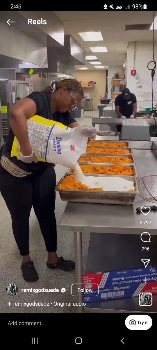 zarialove92's tweet image. Black ppl: "God, let this food nourish our bodies"

The food in question: