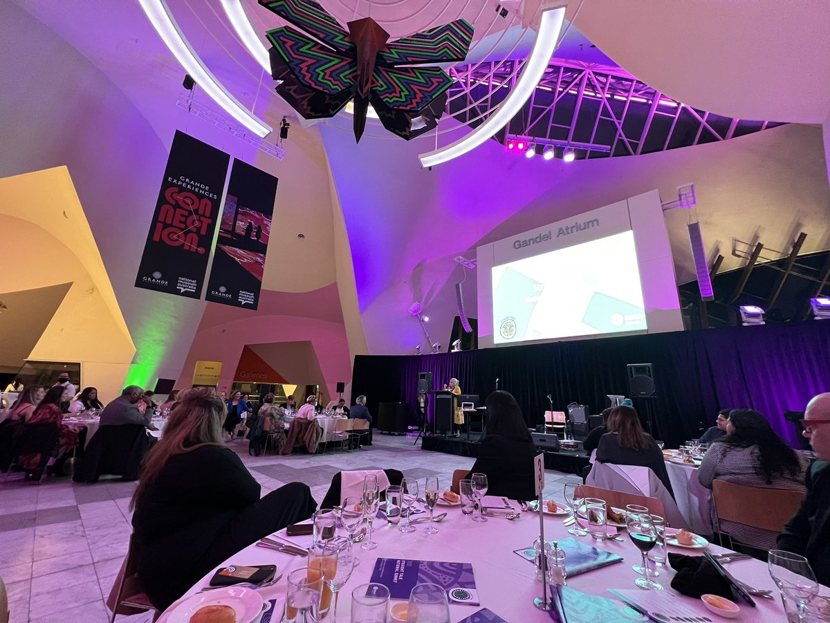 StraightTalkOAU's tweet photo. A fantastic evening celebrating over a decade of Straight Talk at the gala dinner. We heard from Oxfam CE Lyn Morgain, MC Rachel Hocking, Ngambri Elder Aunty Matilda House, Joy Savage, Lawyer &amp; Rights Advocate Nyadol Nyuon, and Straight Talk Lead Facilitator Michelle Deshong https://t.co/XRpqrYVLBd