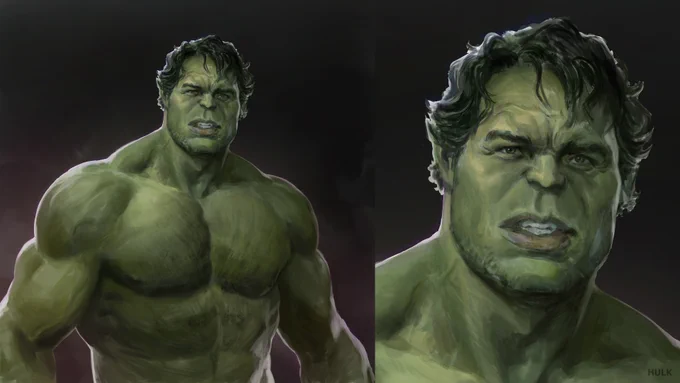 a more melancholic take on Smart Hulk 