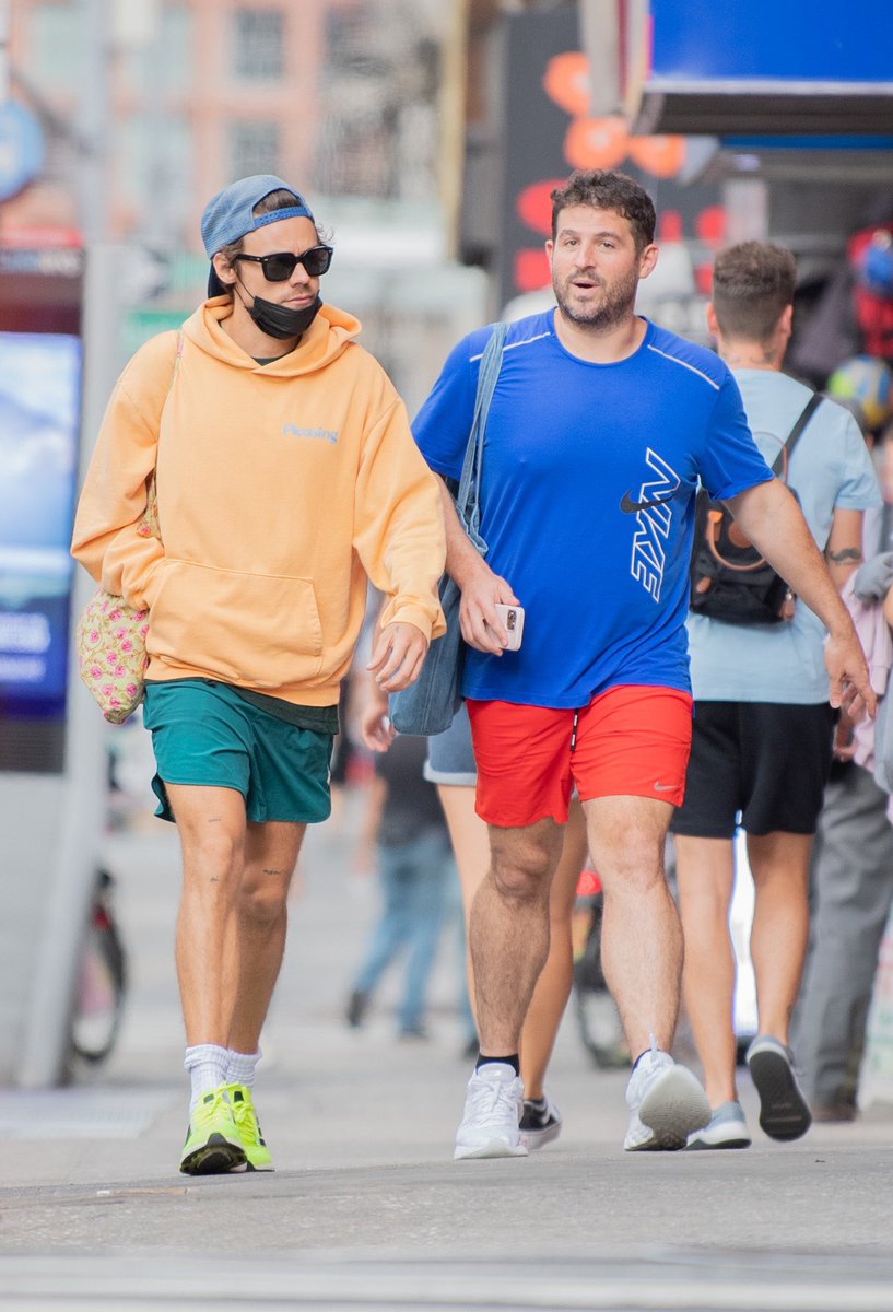 Harry and Tommy out in NYC, today! August 18th.