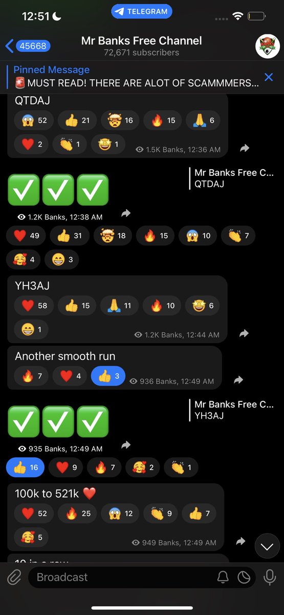 Mrbankstips's tweet photo. Another brilliant run 

Back to back 1k to 5k done 

100k to 521k 

You’re missing if you’re not here https://t.co/lH8NAaxvg8

Join 22bet via link https://t.co/e9DT44zLpF

Should we make it a hat trick ? 1K RTs for another run ✅ https://t.co/zq0QMNCYBG