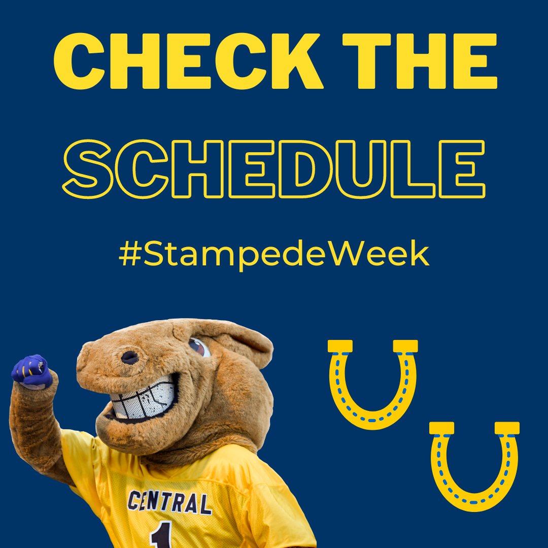 UCOBronchos's tweet photo. Make sure you don't miss a moment of #StampedeWeek by checking the schedule of events online: https://t.co/n14uPgDt6e
We've got so many fun things lined up including a comedian, back to school photos, watching a movie at Lake Arcadia and more! #RollChos https://t.co/8WzYgo2IJX