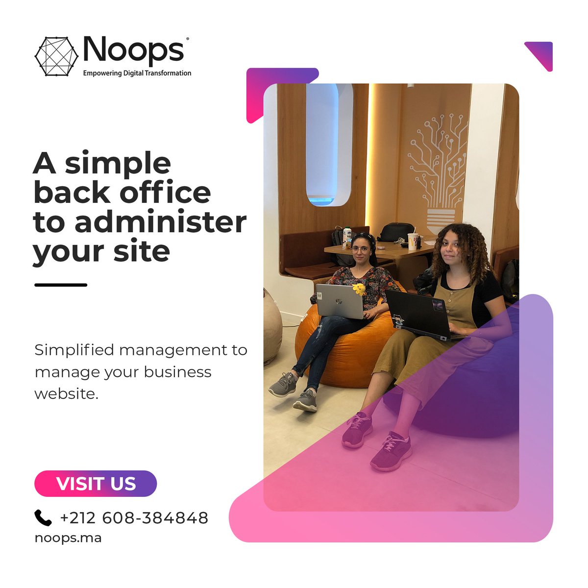 Noops_ltd's tweet photo. 𝗔 𝘀𝗶𝗺𝗽𝗹𝗲 𝗯𝗮𝗰𝗸 𝗼𝗳𝗳𝗶𝗰𝗲 𝘁𝗼 𝗮𝗱𝗺𝗶𝗻𝗶𝘀𝘁𝗲𝗿 𝘆𝗼𝘂𝗿 𝘀𝗶𝘁𝗲.

Simplified management to manage your business website.

====================
𝗙𝗶𝗻𝗱 𝗼𝘂𝘁 𝗺𝗼𝗿𝗲 : https://t.co/mK6wZnsdMJ

#noops #webhostinh #seo #mobileapp #webdesign #mobileapps #software https://t.co/M4kRtxfLjG