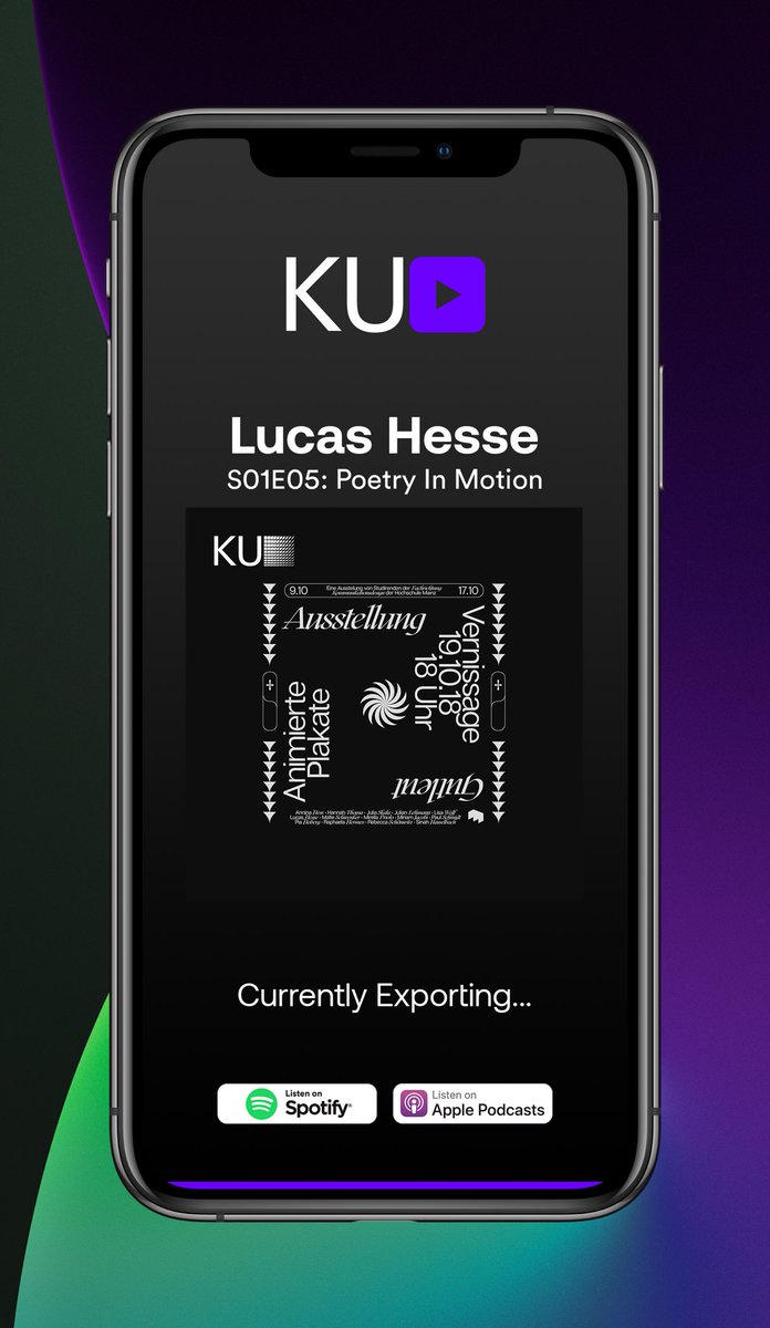 knownunknownco's tweet photo. Currently exporting to @Spotify &amp; @ApplePodcasts… 👾

TOMORROW-
S01E05: Poetry in Motion
ft. @_hesselucas, @WisNate &amp; Michael Tighe https://t.co/5RPLaC0LWC