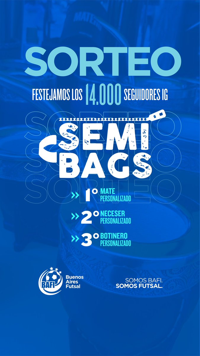 bafi_futsal's tweet photo. Andá a nuestro Instagram y participá 

👀😁 https://t.co/XRjSaFPBxv