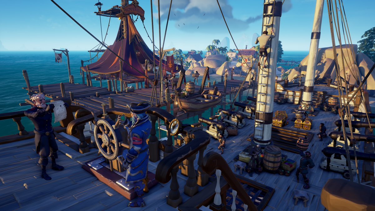 Prusselusken_BG's tweet image. Captains, be sure to stock well your ships with resources, because when you go in open waters, the only thing keeping the ship moving is the crew and not the gold! Thank you to the amazing crew at @sotshotcentral that helped me!
#SoTShot "Captaincy"
@SeaOfThieves #SeaOfThieves