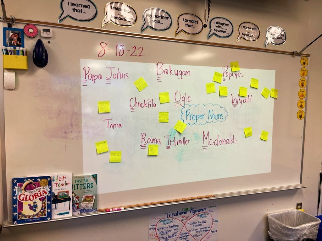 Christie Watts (@cwatts_2nd) on Twitter photo When learning about proper nouns we definitely had to include our fav places to eat, like Chick-fil-A, McDonald’s, Popeyes, and Papa Johns😂 <a href="/OgleElem/">Ogle Elementary</a> #FISDmadetoshine When learning about proper nouns we definitely had to include our fav places to eat, like Chick-fil-A, McDonald’s, Popeyes, and Papa Johns😂 <a href="/OgleElem/">Ogle Elementary</a> #FISDmadetoshine