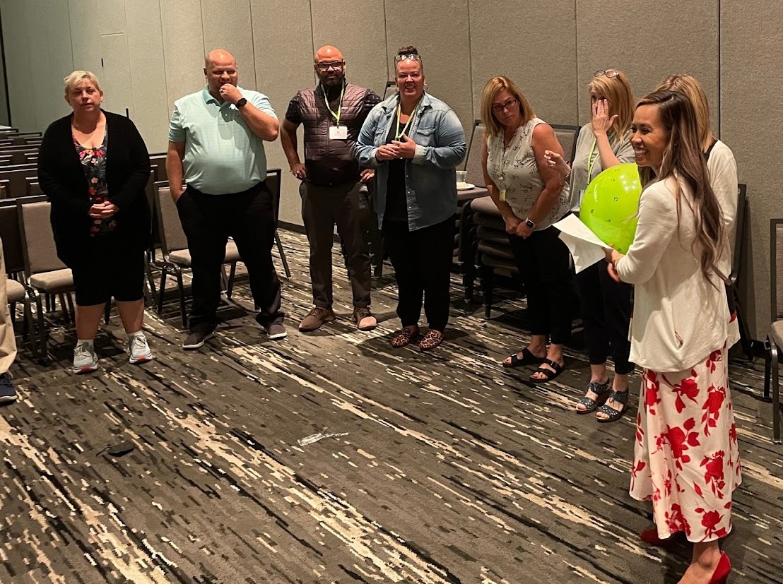 VisionsInEd's tweet photo. Students, you're not the only ones learning. This summer, it was OUR turn to be in class! Your Visions Instructional Leadership team learned so much at the PLC at Work conference. We can't wait to use our new skills to help you grow this school year! #visionsproud #caeducators https://t.co/P54avkWtiG