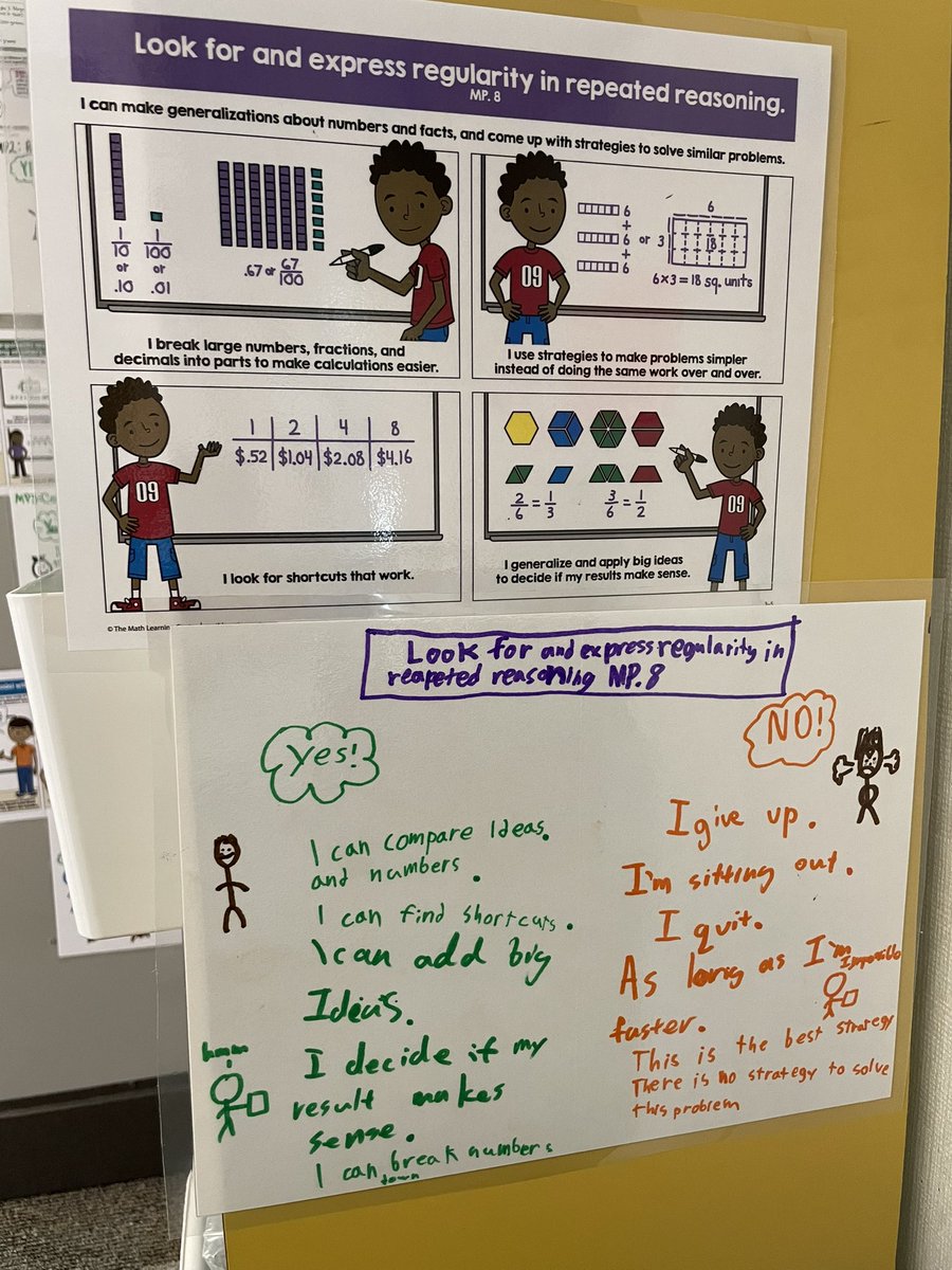mrschingsclass's tweet photo. Reflecting on the Math Practice Standards today — how do mathematicians think and act? https://t.co/iFbeAyQdlN